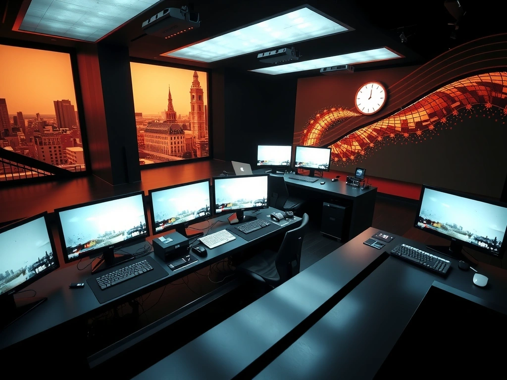 Entorno de control de noticias profesional